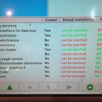 This is a main screen on our scan tool. This is a sad screen to see