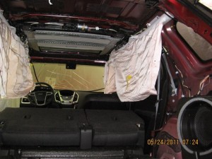 Deplyed airbags Behind The Wrench Auto Mechanic Interview