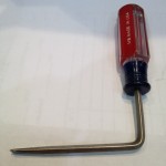 Custom tool for removing Airbag