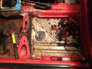 Removing Sound Dampener VW