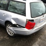 Totaled Volkswagen Passat