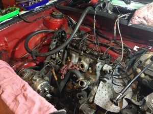 MK1 VW cabriolet engine swap