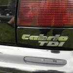 This was a TDI Cabrio from Canada at Southern Worthersee