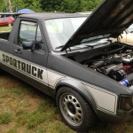 Volkswagen caddy pick up at Southern Worthersee SOWO