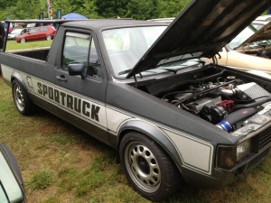 Volkswagen caddy pick up at Southern Worthersee SOWO