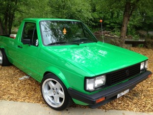 Volkswagen caddy pick up at Southern Worthersee