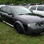 lowered Audi allroad at Southern Worthersee