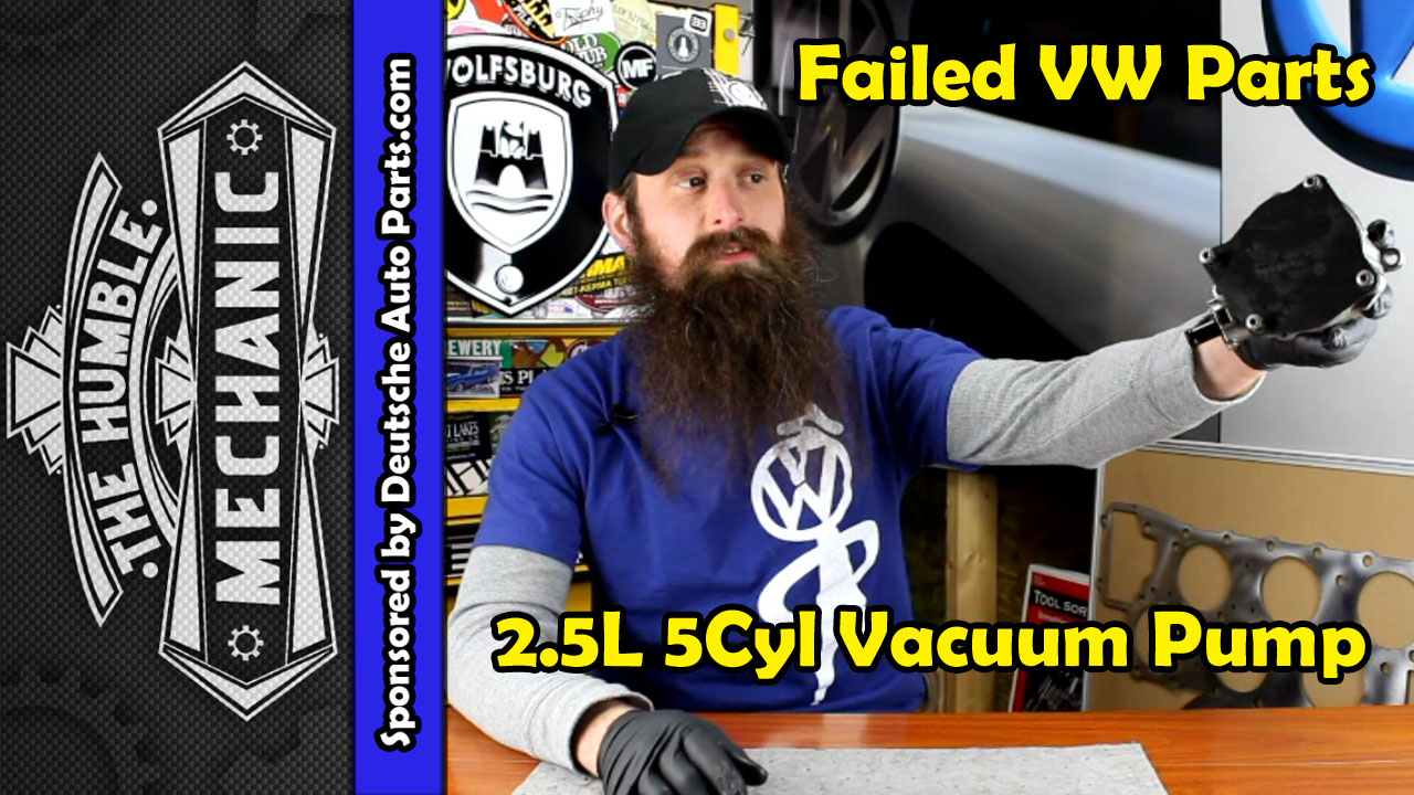 failed 2.5 vac pump leaking 2.5 Vacuum pump