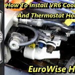 VR6 Coolant Pipe and Thermostat Housing DIY