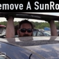 How to remove a sunroof