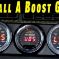 How To Install A Boost Gauge On Any Car