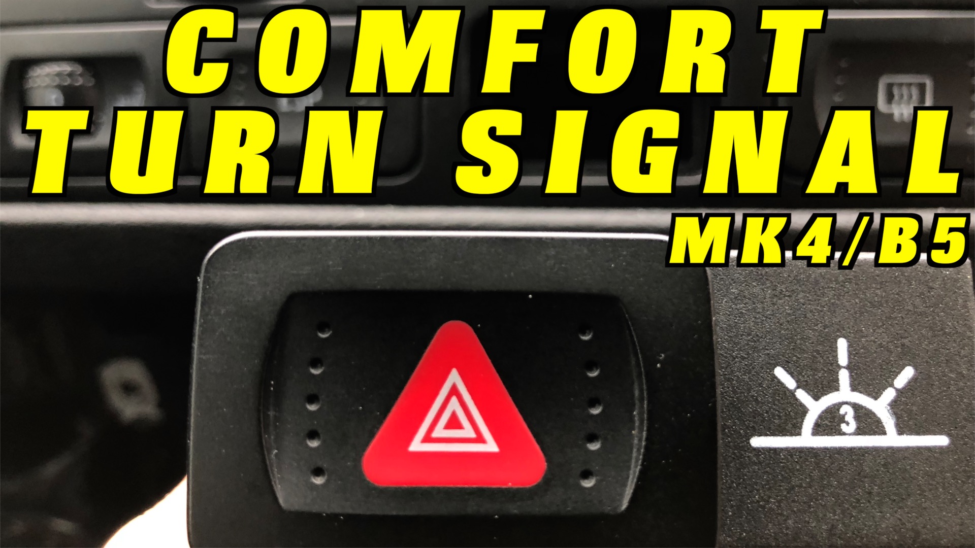 How to add Comfort Turn Signals to a Volkswagen