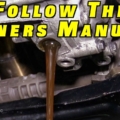Should You Follow Your Owners Manual for Maintenance?