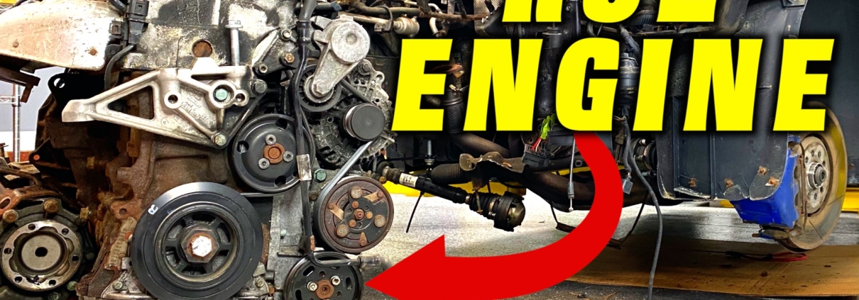 R32 Engine and Transmission Removal ~ Time for an Engine Rebuild